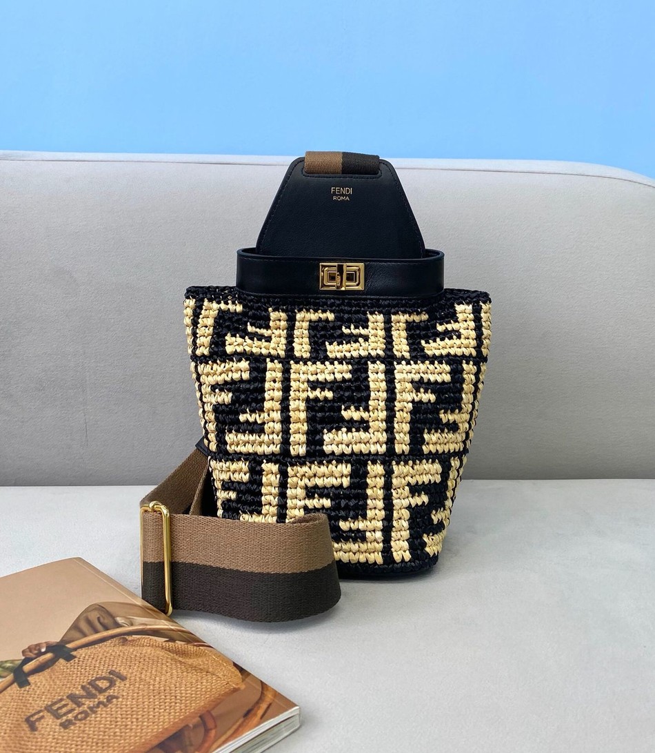 Fendi Raffia Guitar Bag