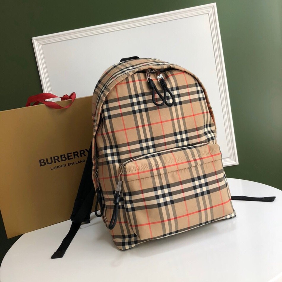 Burberry Vintage Vintage Check Nylon Backpack