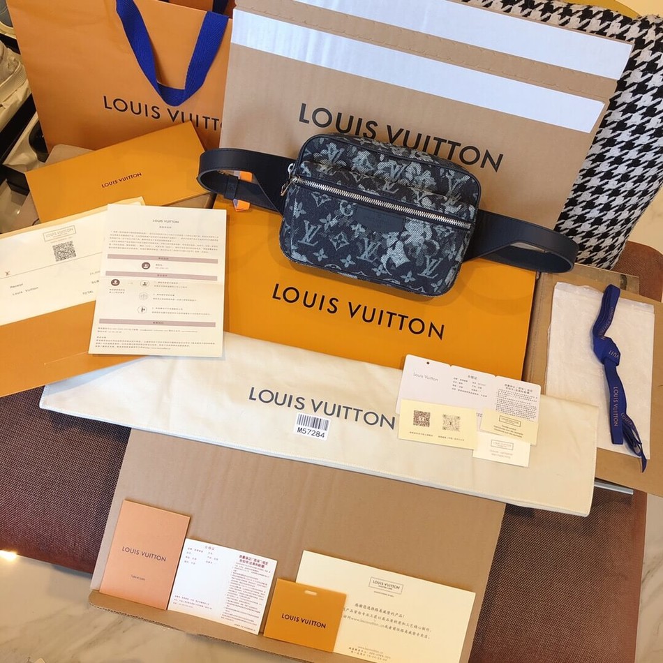 Louis Vuitton Outdoor Bumbag Denim Belt Bag M57281