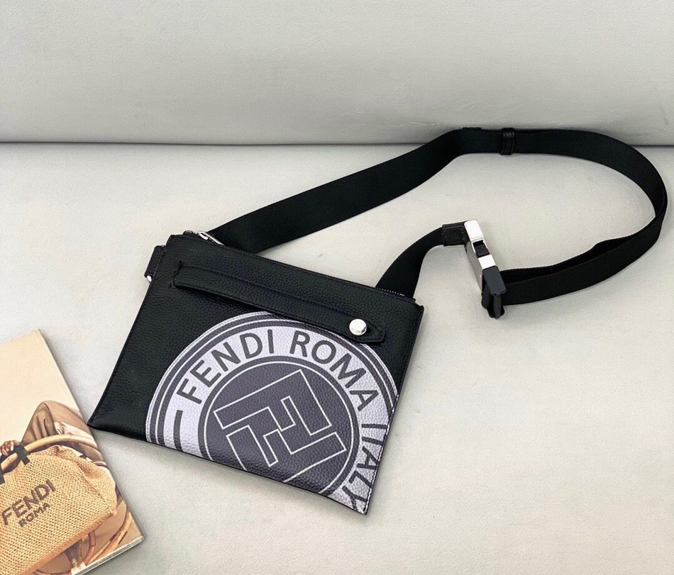 Fendi classic print crossbody bag