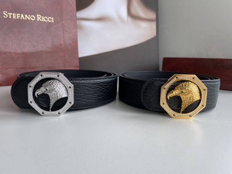 Stefano Ricci This men s belt width is 3.8cm