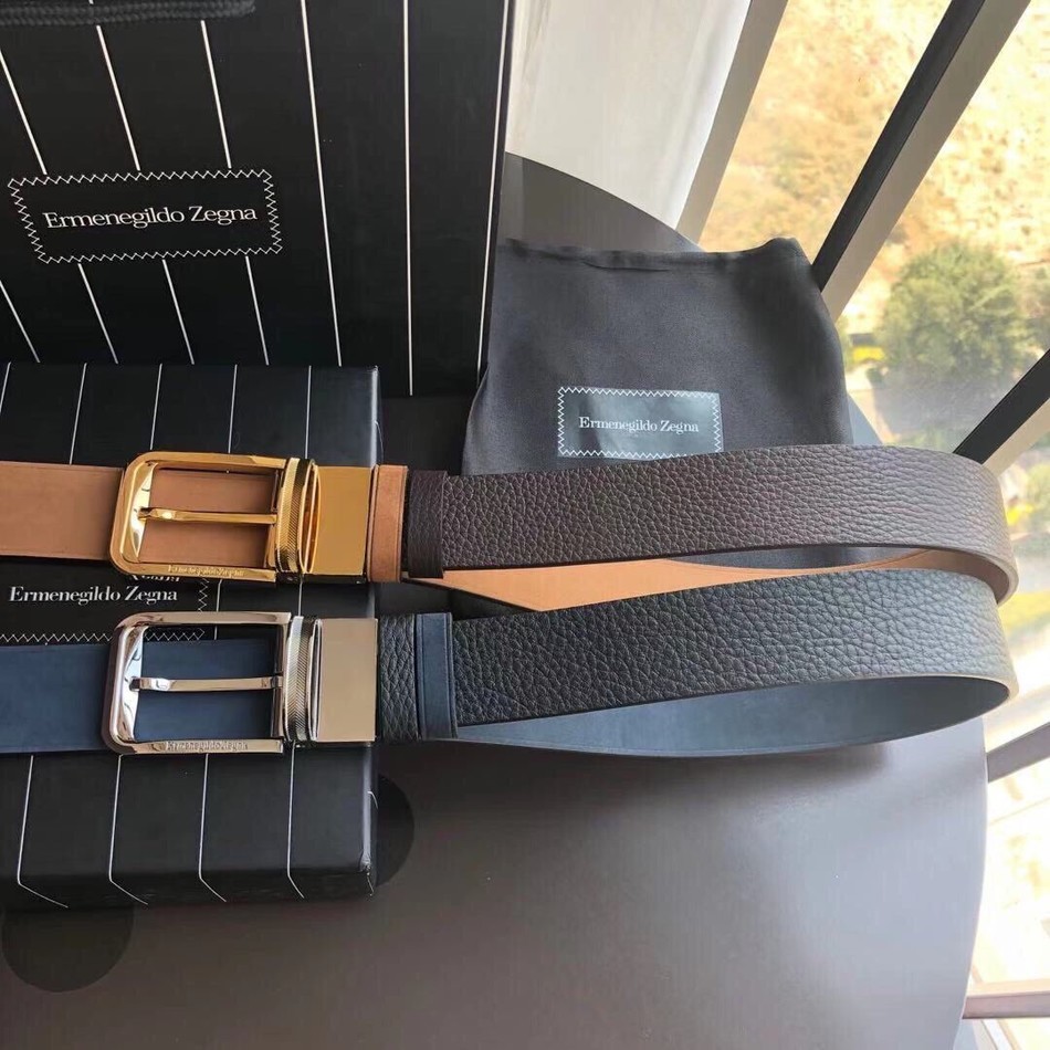 Ermengildo.Zein men s leather belt