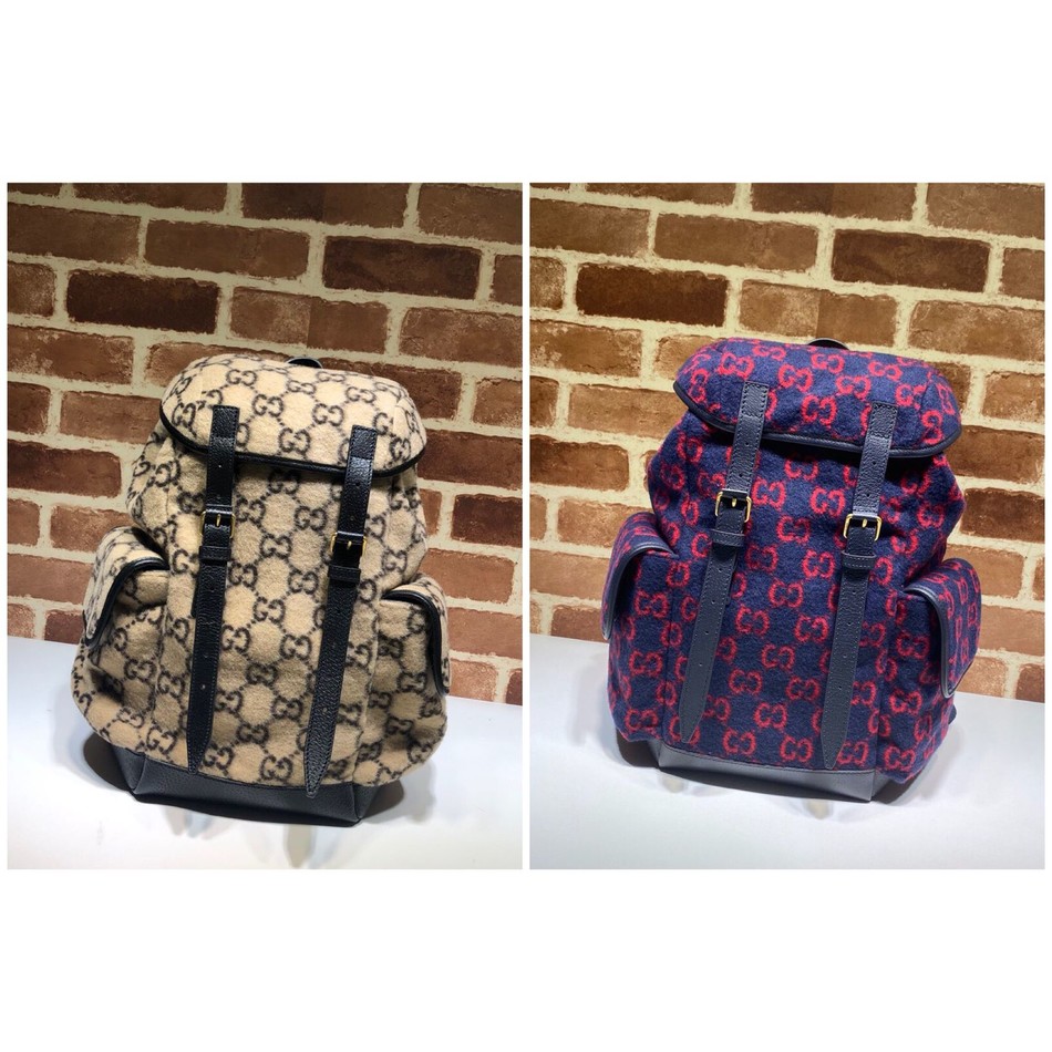 Gucci woolen backpack