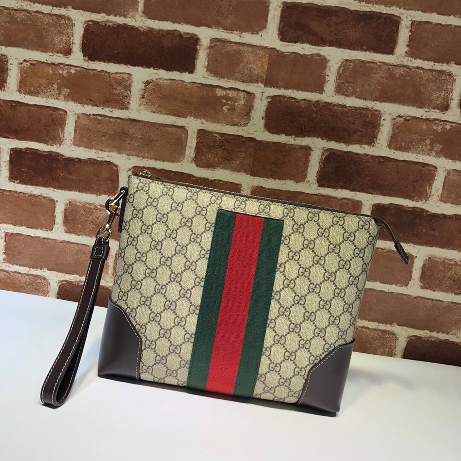 Gucci canvas clutch