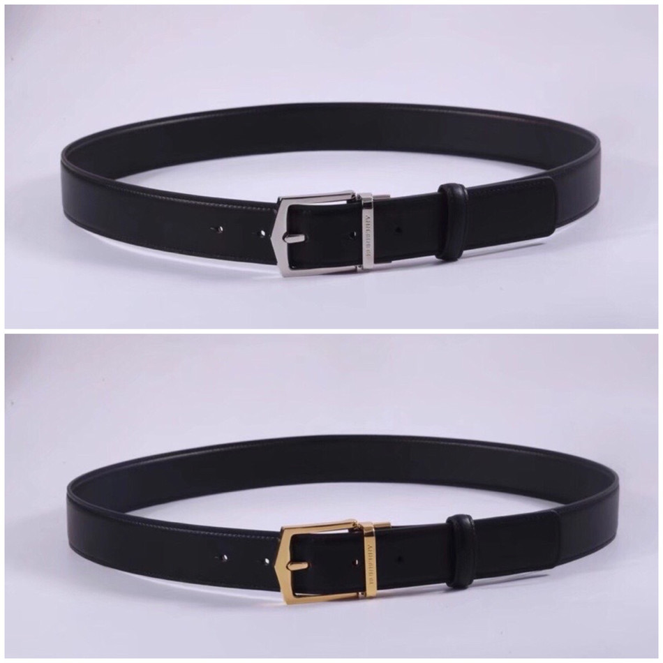 Burberry Burberry rotating pin buckle men s belt width 3.5cm