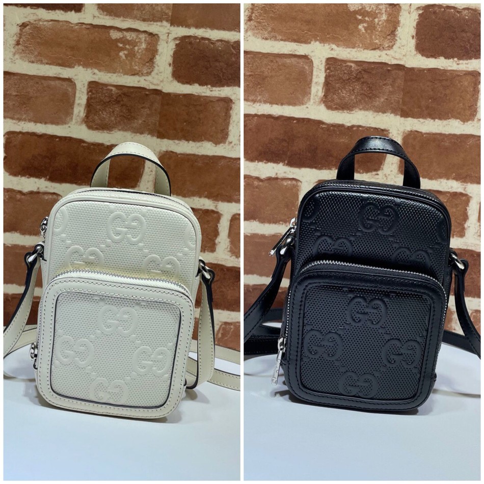 Gucci embossed mini bag with GG print