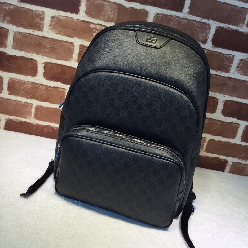 Gucci black canvas men s backpack