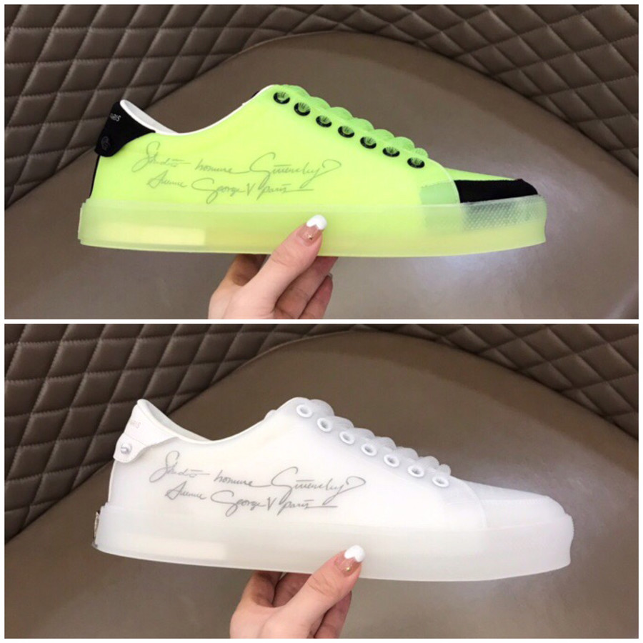 Givenchy Spectre white printed transparent PVC Low Top sneakers