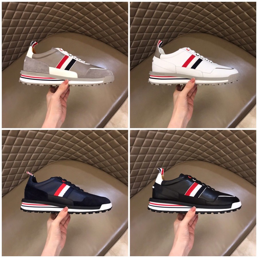 Thom Browne Cowhide men s casual sneakers