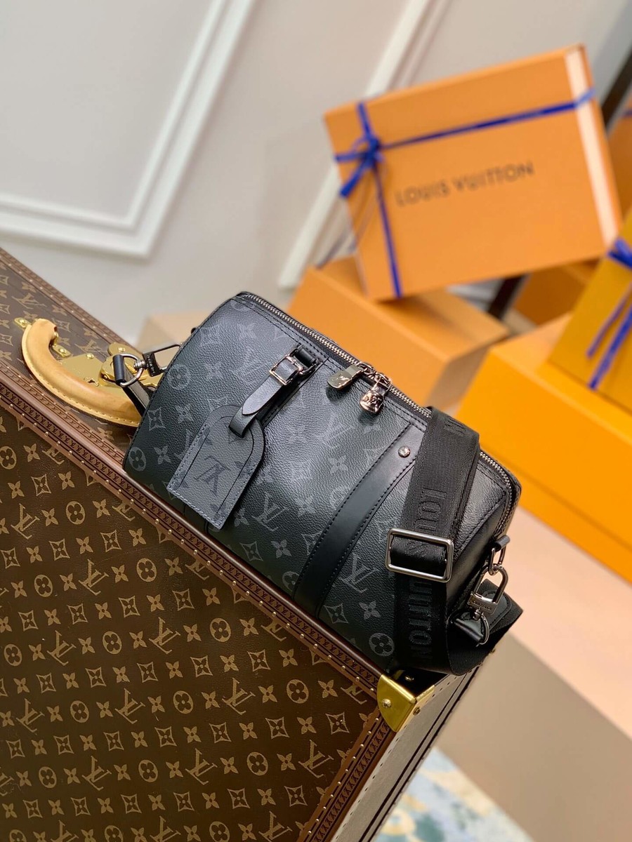 Louis Vuitton City Keepall bag M45936 black flower