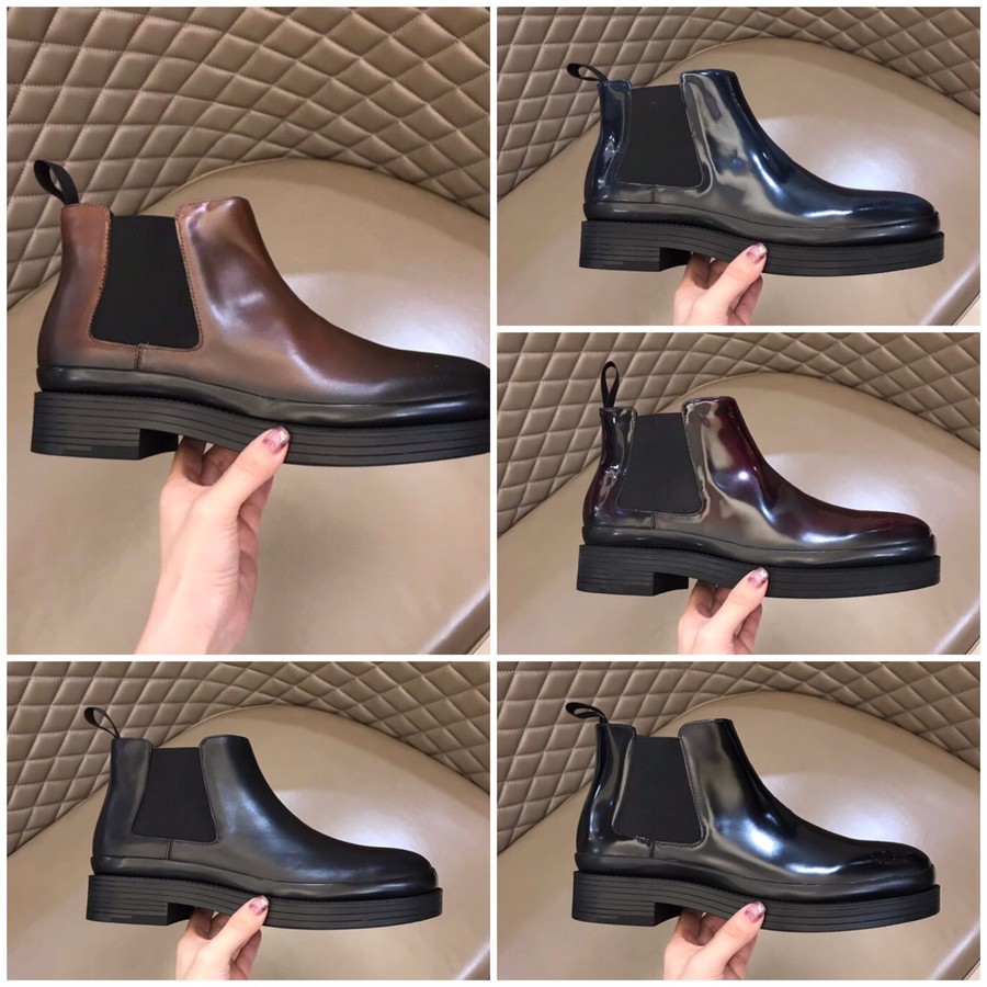 Prada Cowhide Chelsea boots