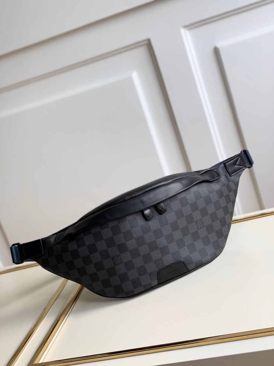 Louis Vuitton BUMBAG waist bag M40187 black grid