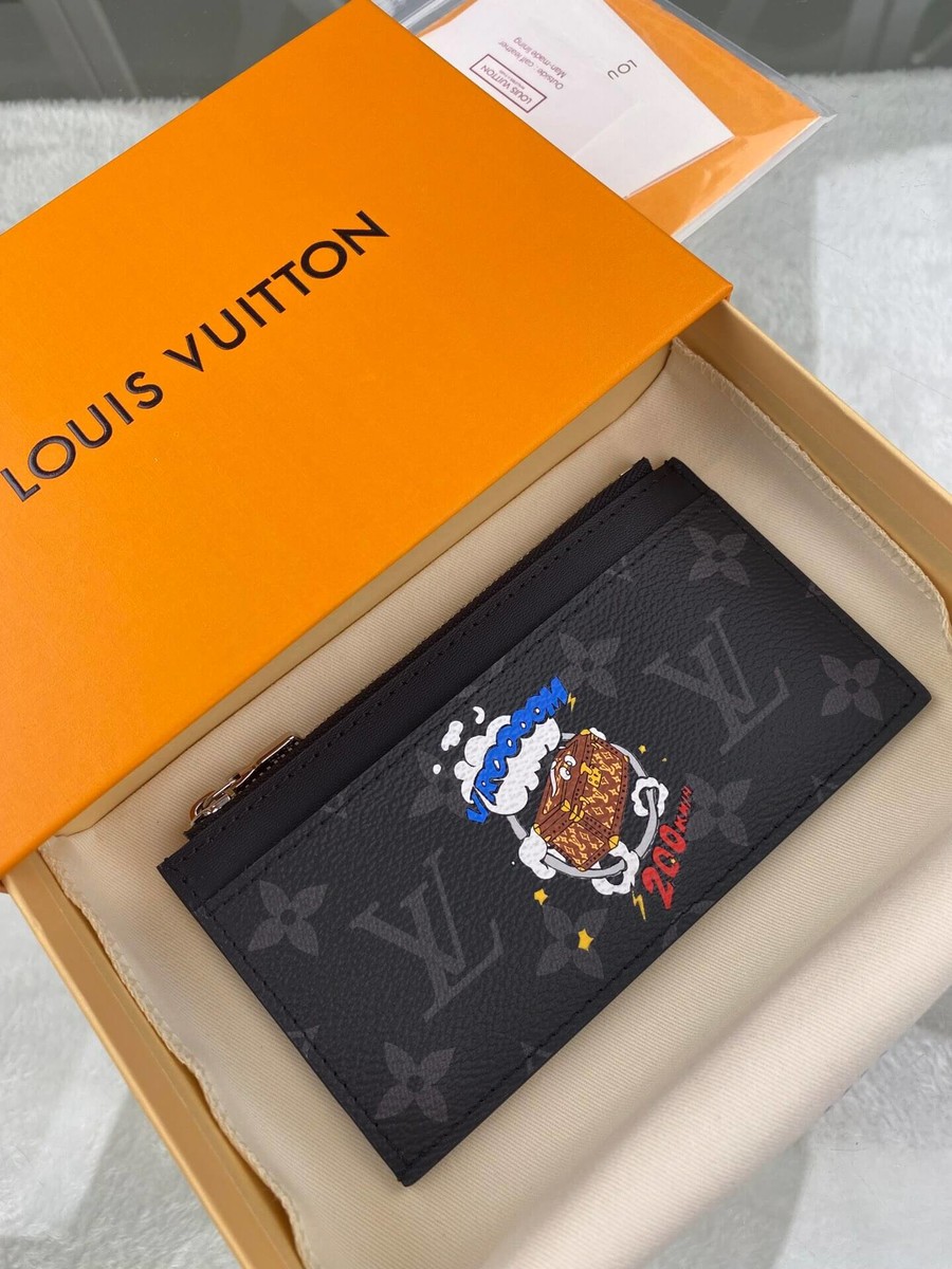 Louis Vuitton Small box comic pattern Coin card holder M80932