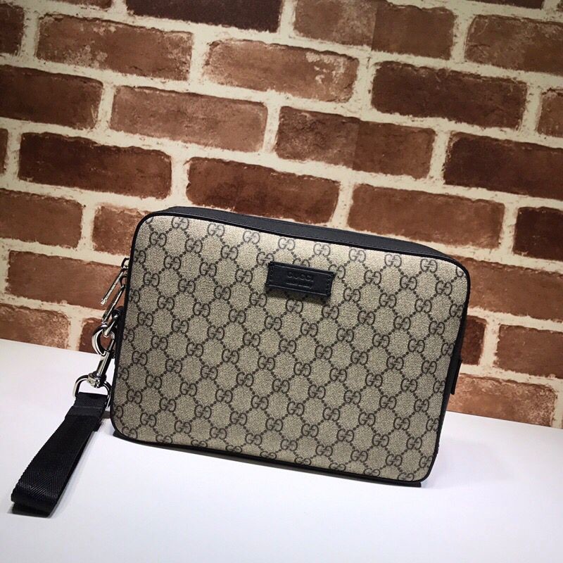 Gucci GG print canvas men Clutch 429146