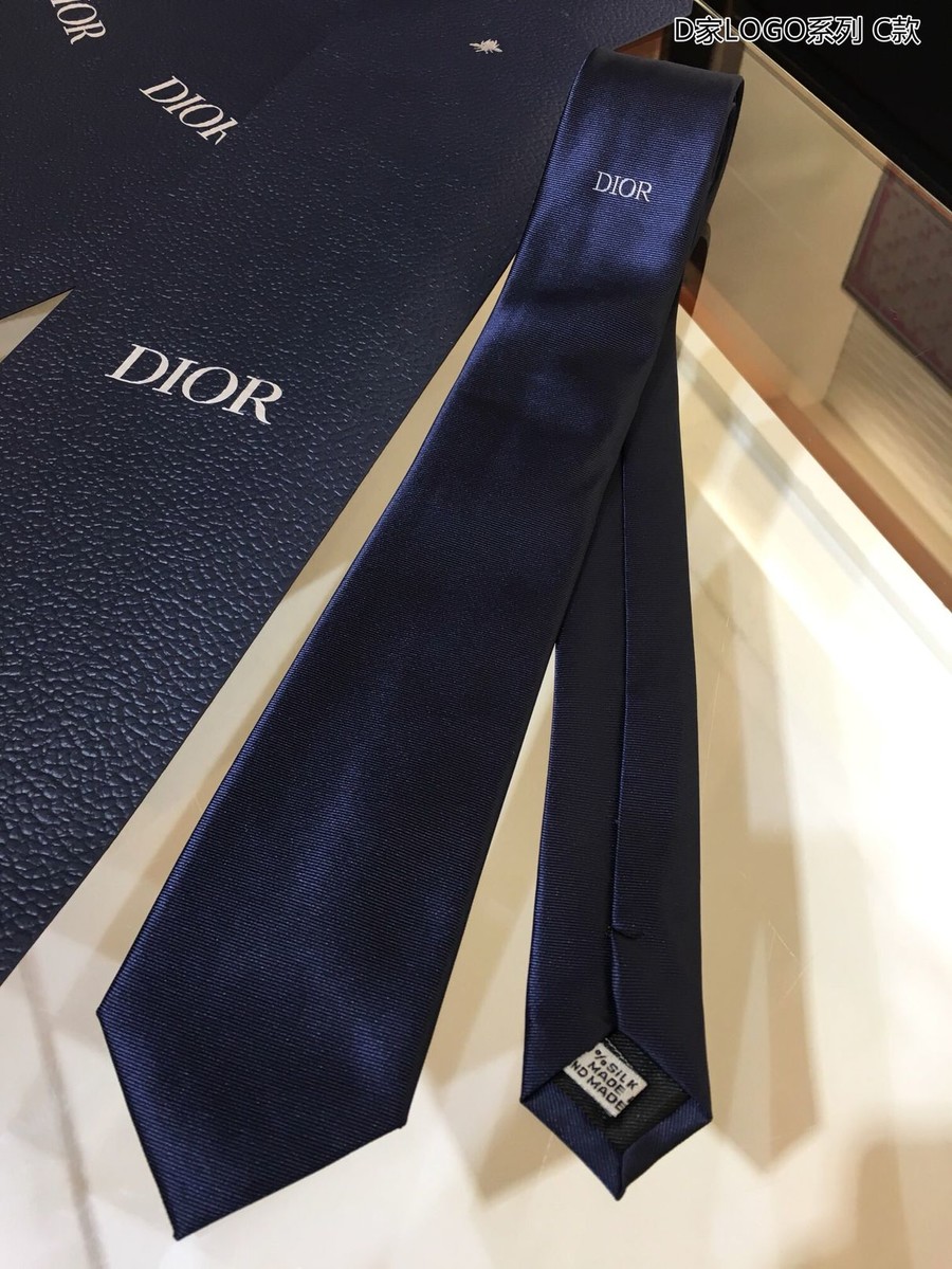 Dior 100% top handmade custom LOGO series tie