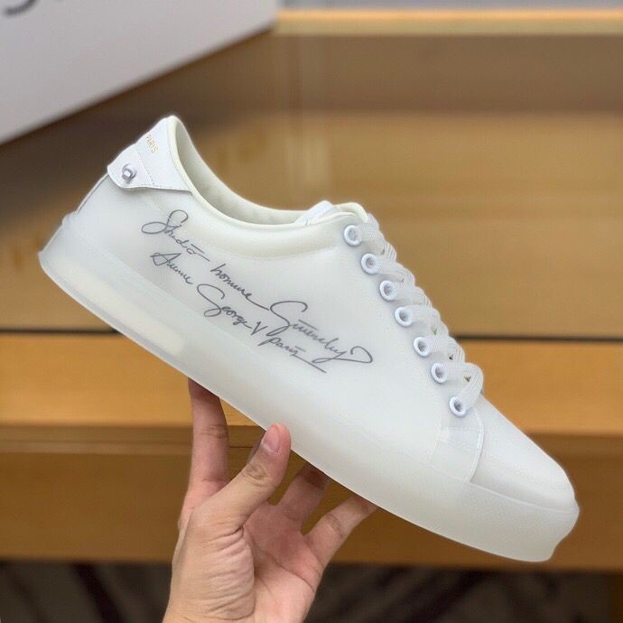 Givenchy Men s sneakers with black logo printed on the side