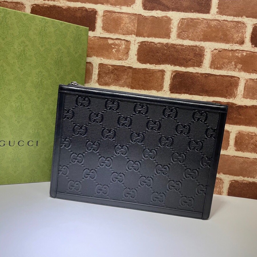 Gucci GG print embossing Clutch 646449