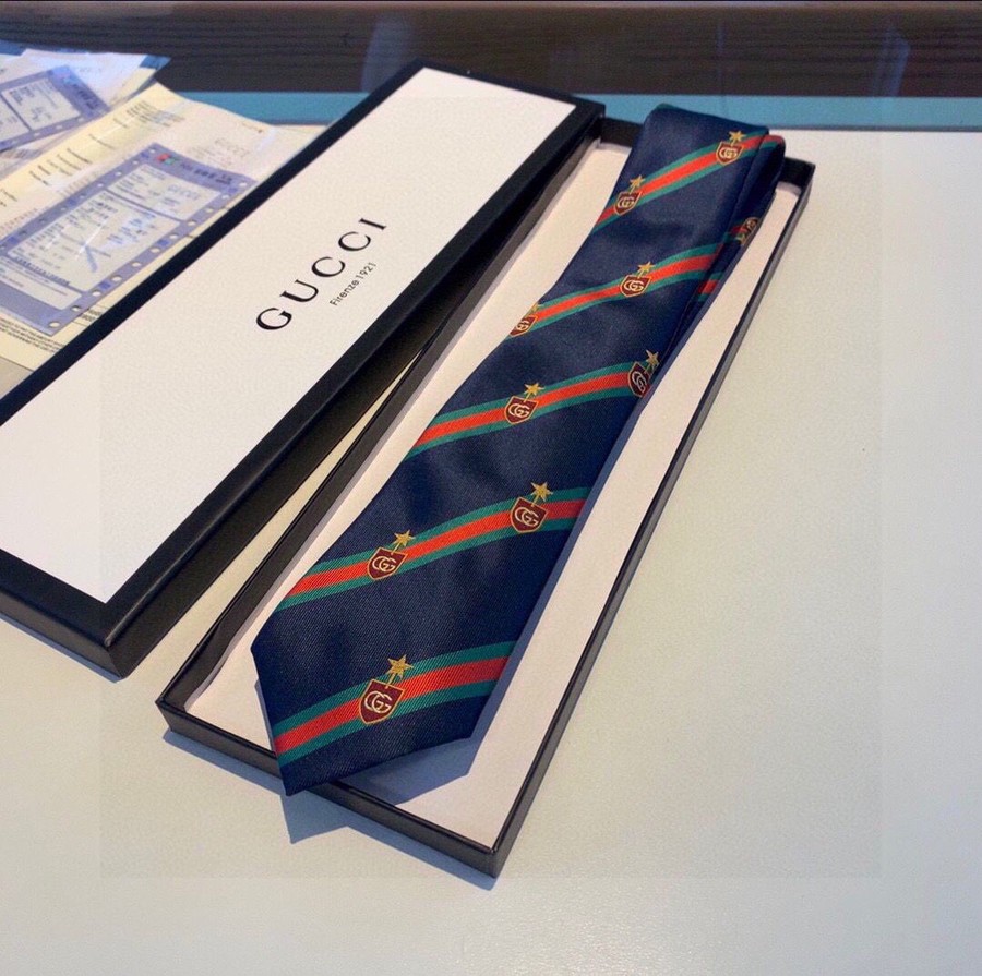 Gucci 100% top jacquard silk men s tie