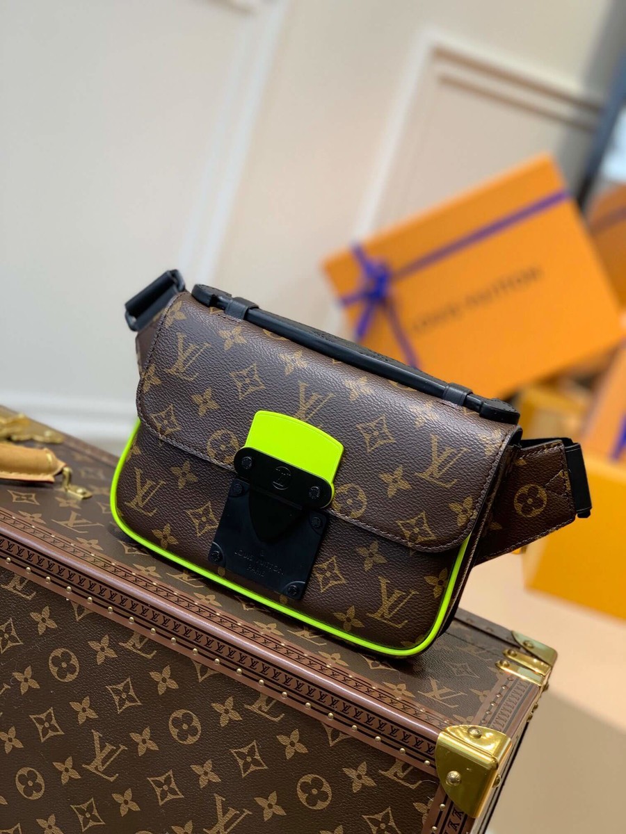 Louis Vuitton S Lock Sling Bag Belt Bag M45864 Yellow