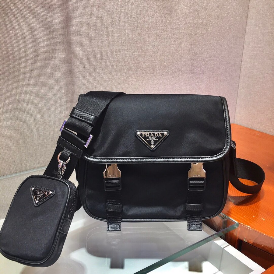 Prada Three-in-one combination messenger bag 2VD034 black