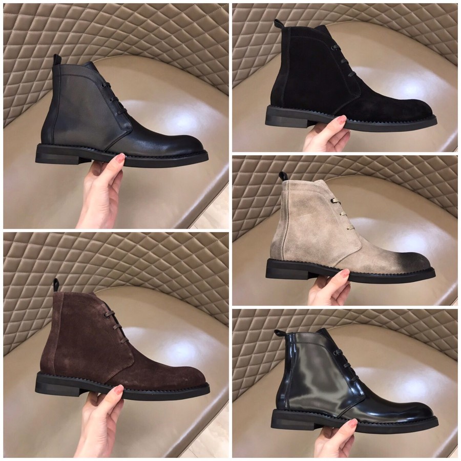 Ferragamo Men s High Top Boots in Soft Leather