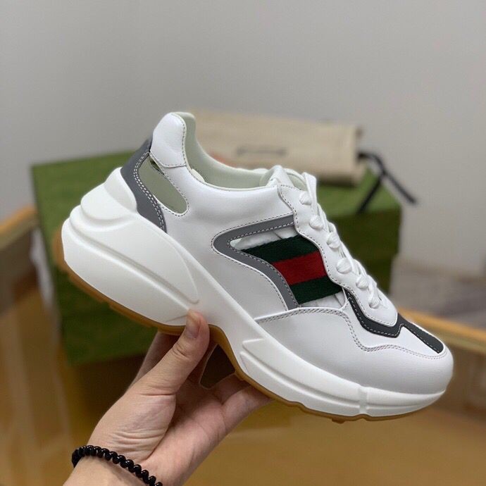 Gucci Ivory white eco-leather sneakers