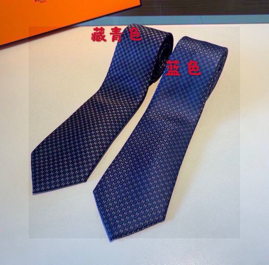 Hermes Men s 100% premium twill silk tie