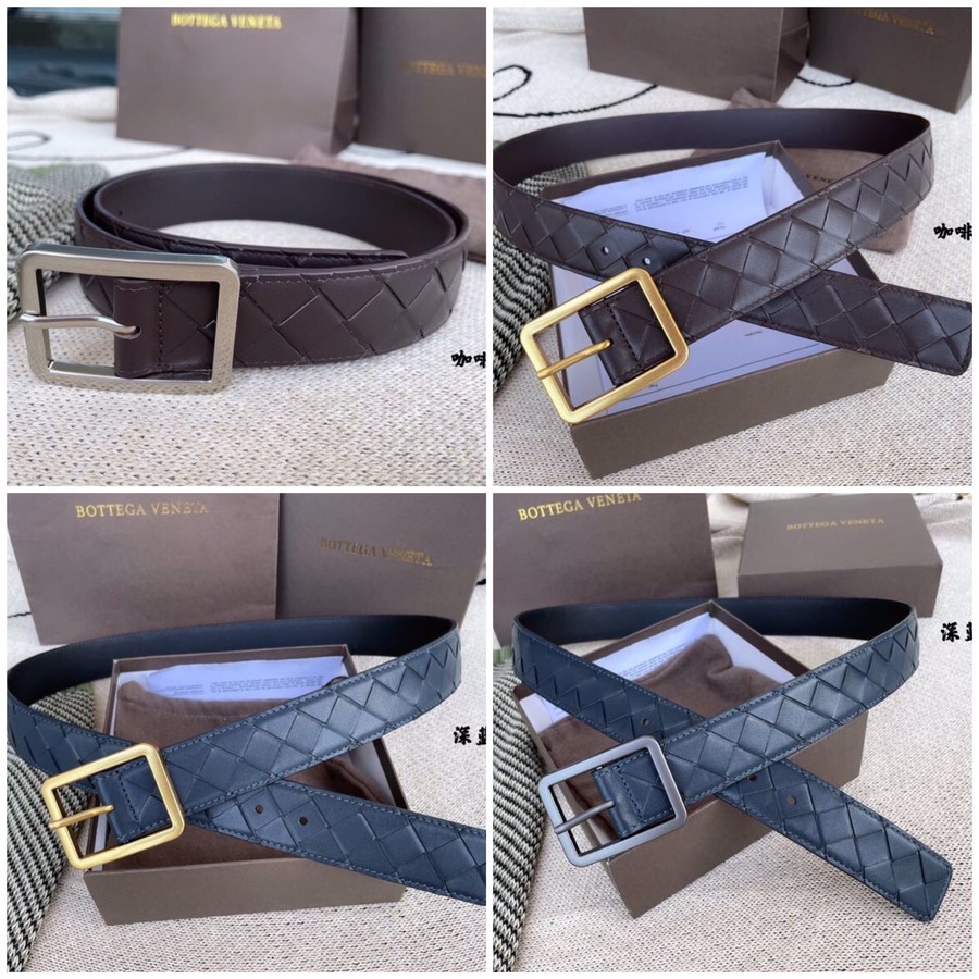 Bottega Veneta Cowhide hand-woven belt 3.5cm