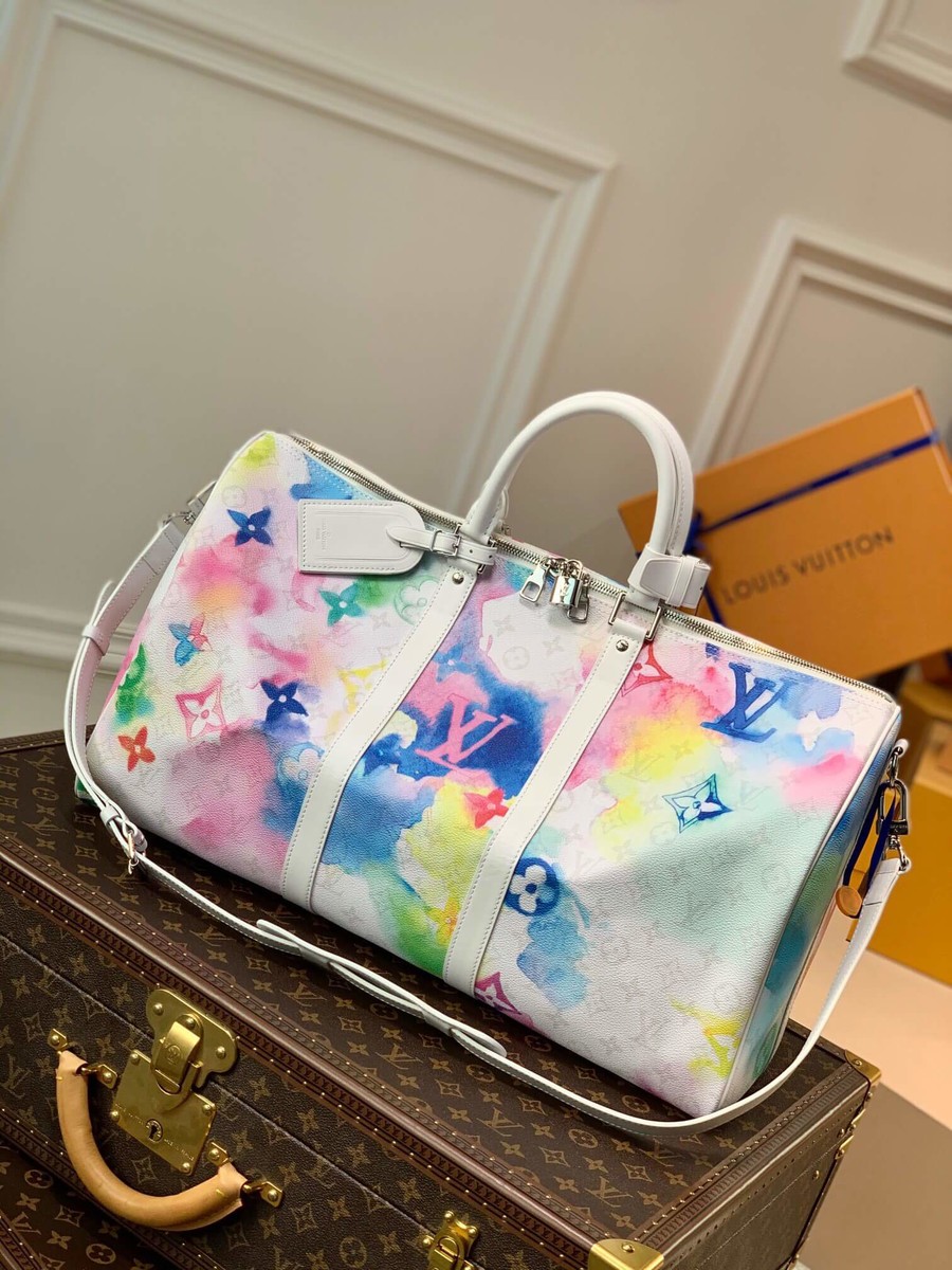 Louis Vuitton Keepall Bandoulière 50 travel bag M45758