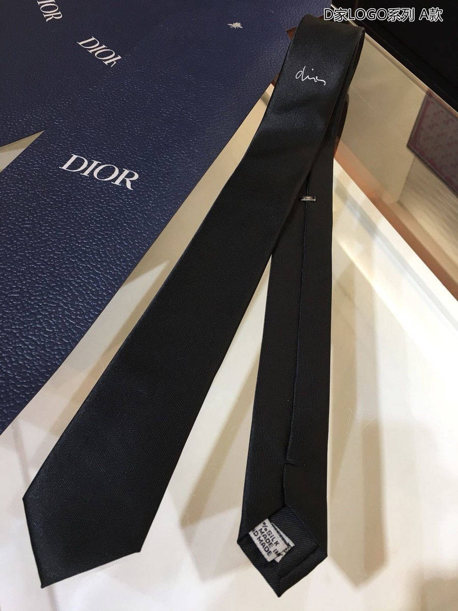 Dior 100% top handmade custom LOGO series tie