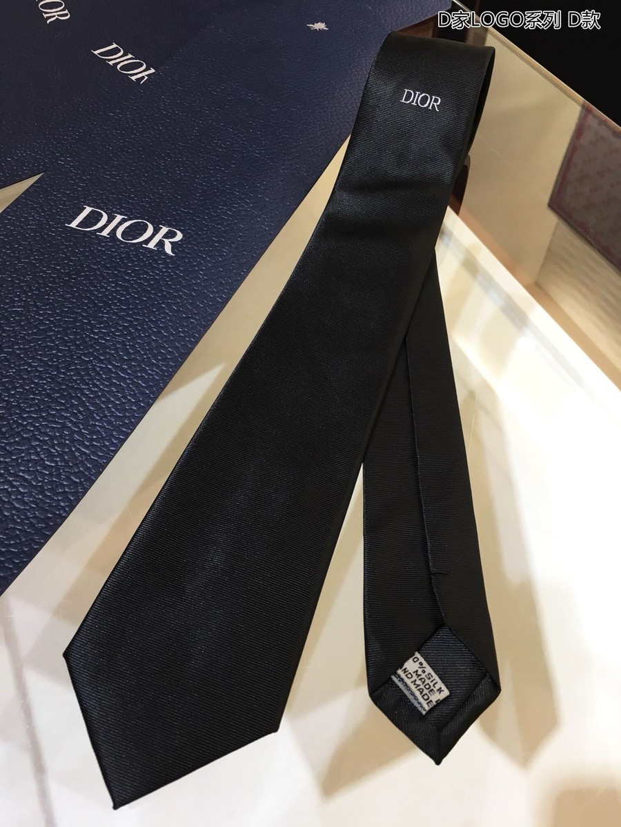 Dior 100% top handmade custom LOGO series tie