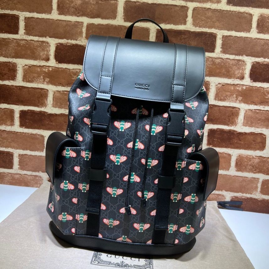Gucci Bestiary series bee pattern backpack 495563