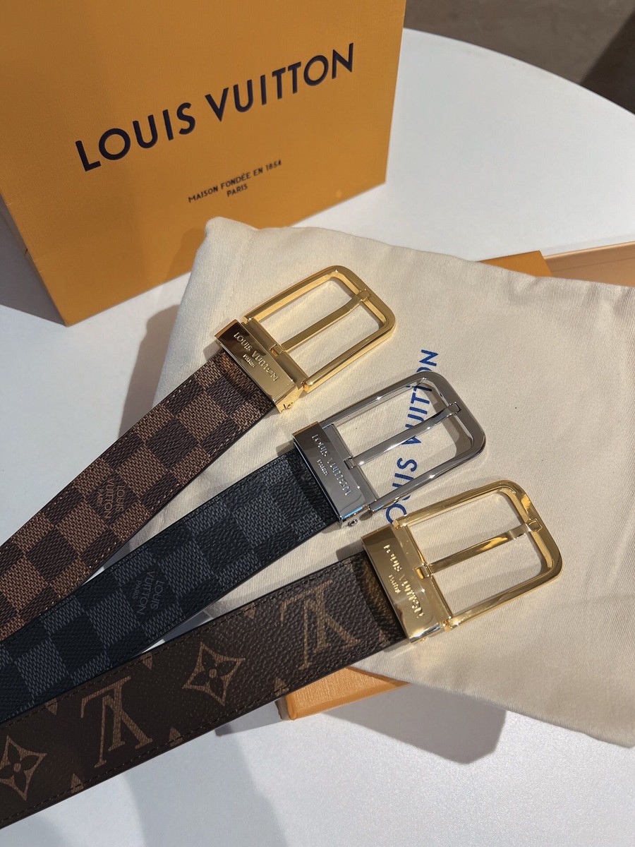 Louis Vuitton Classic Damier. Old-fashioned needle belt 35mm