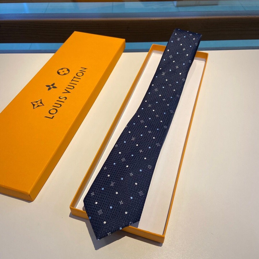Louis Vuitton 100% top jacquard silk presbyopia tie