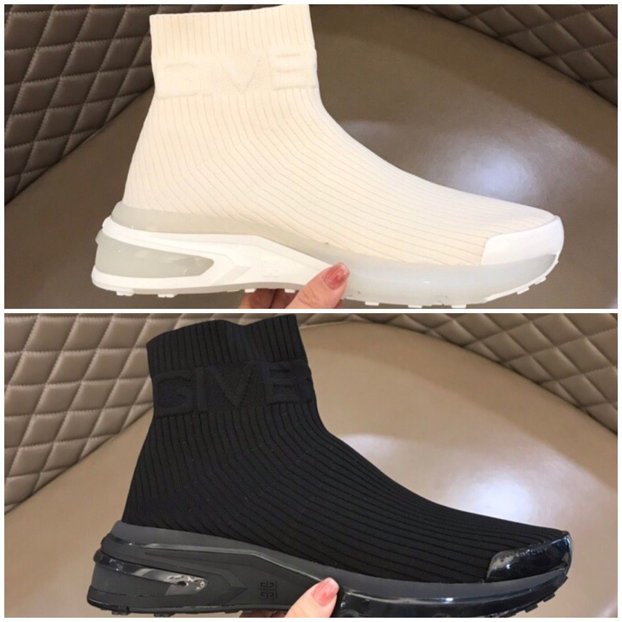 Givenchy High Top Men s Socks and Boots in Stretch Knitted Fabric