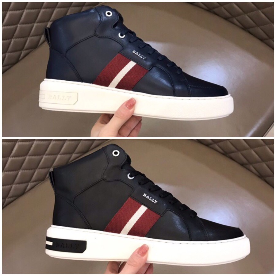 Bally Men s High Top Leather Sneakers