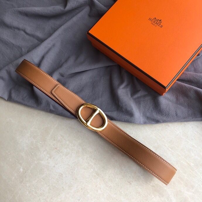 Hermes Stainless steel buckle & Reversible belt 32mm