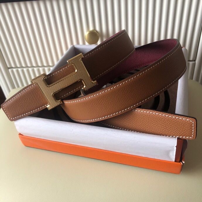 Hermes Stainless steel buckle & Reversible belt 32mm belt