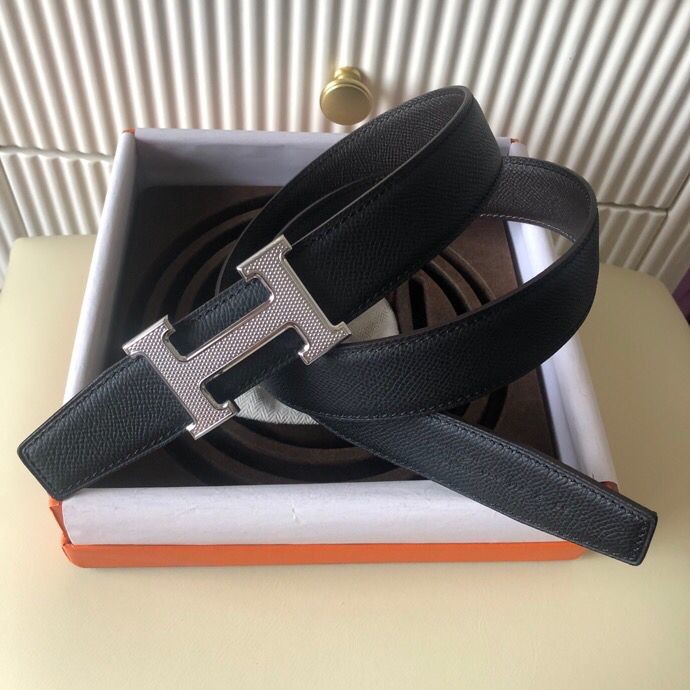 Hermes Stainless steel buckle & Reversible belt 32mm belt