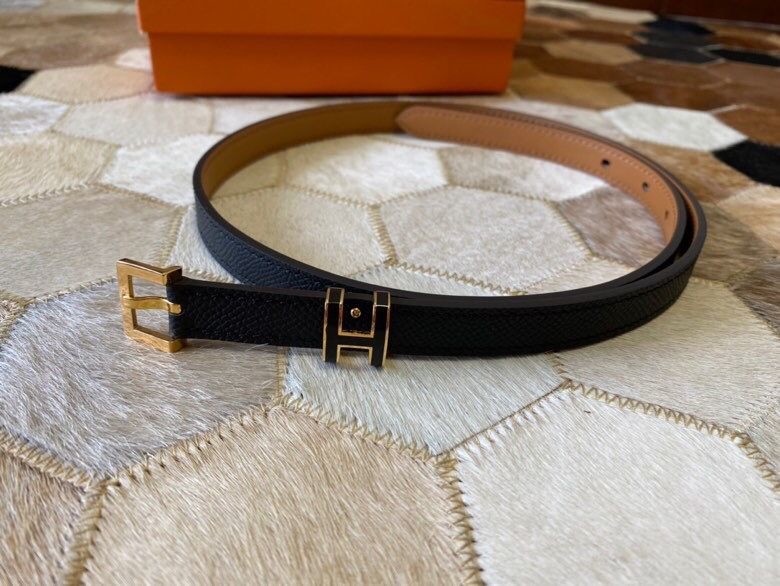 Hermes 2021 Early Spring Pop H15 Calfskin Thin Belt 15mm