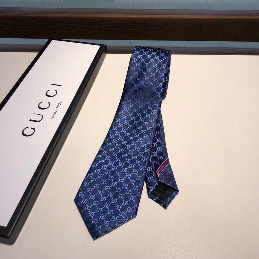 Gucci Striped webbing symbol tie