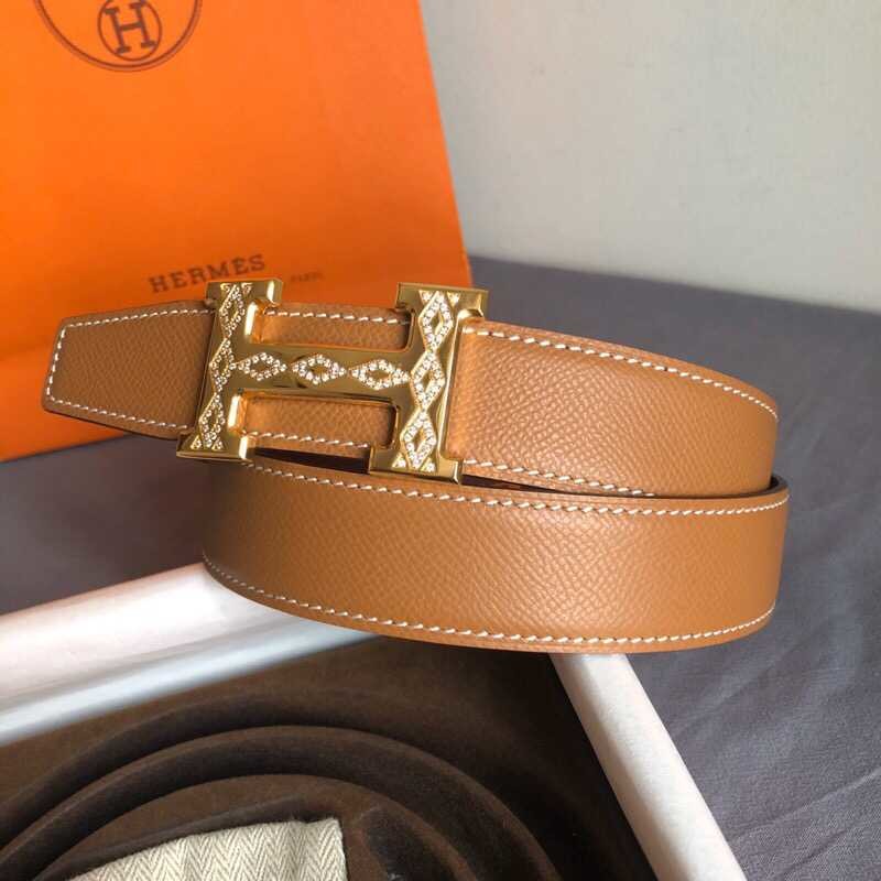 Hermes Stainless steel buckle & Reversible belt 32mm