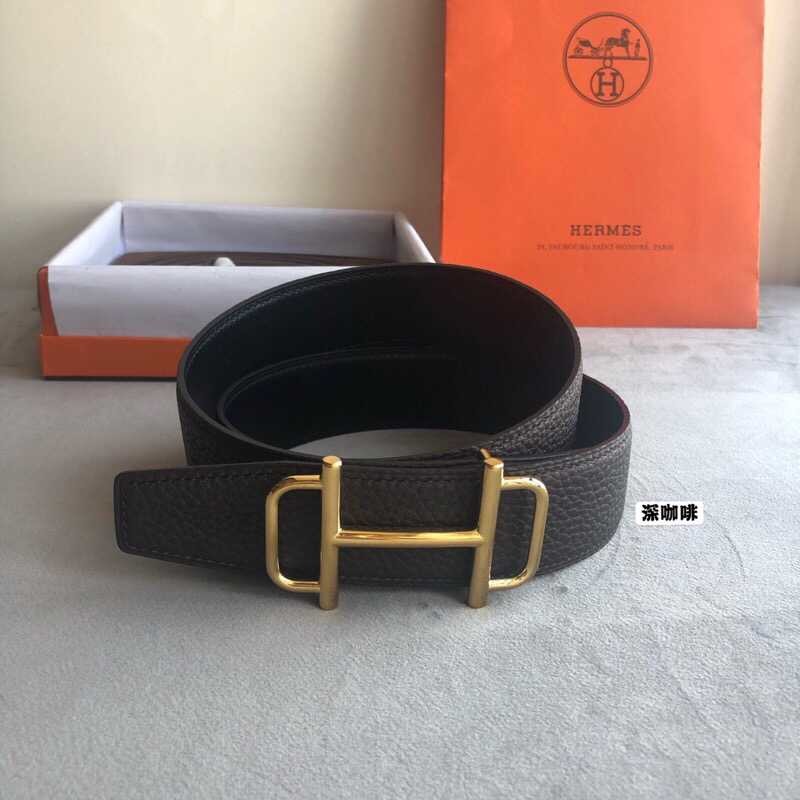 Hermes Royal metal buckle stainless steel men s 3.8cm belt