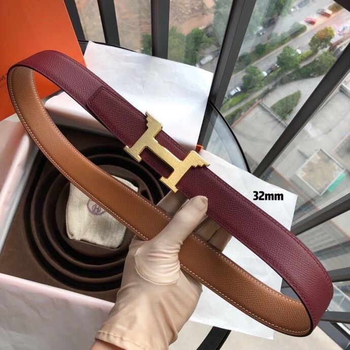 Hermes Angel Wing Buckle & Reversible Belt 32mm