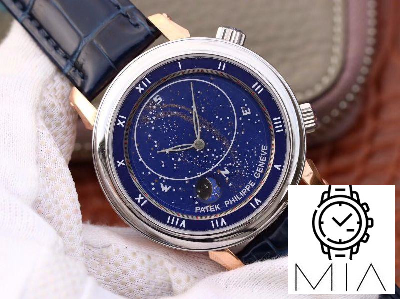 Patek Philippe Grand Complications Sky Moon Celestial Rose Gold 5102PR-001 TW Factory Blue Dial