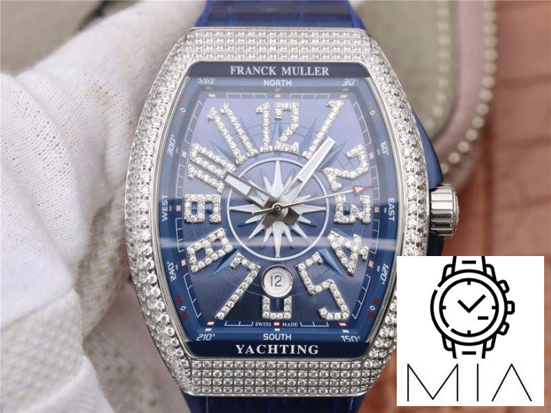 Franck Muller Vanguard V45.SC.DT.AC.BL Blue Dial