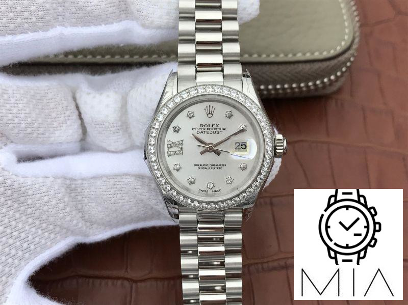 Rolex Lady Datejust 279136RBR 28mm Silver Dial