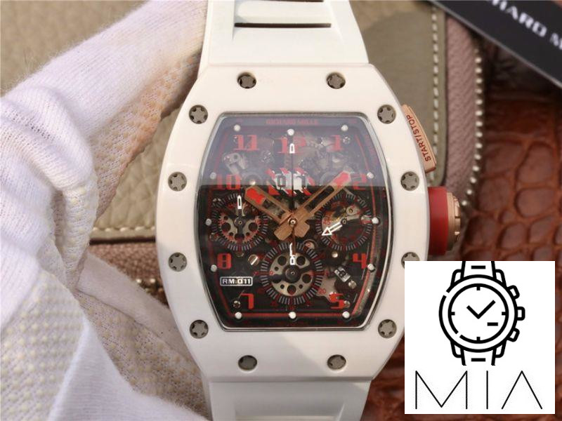 Richard Mille RM011 Felipe Massa Flyback Dubai Chronograph KV Factory Crystal Dial