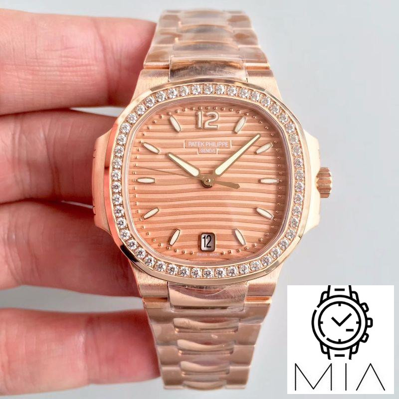 Patek Philippe Ladies Nautilus 7118/1200R PF Factory Rose Gold Dial