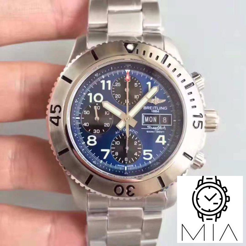 Breitling Superocean Chronograph Steelfish A13341C3/C893 GF Factory Blue Dial